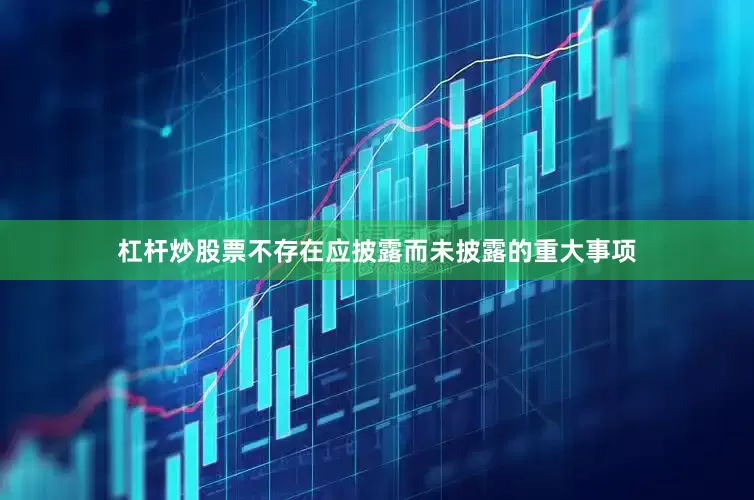 杠杆炒股票不存在应披露而未披露的重大事项