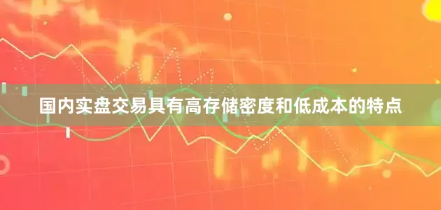 国内实盘交易具有高存储密度和低成本的特点